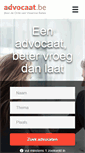 Mobile Screenshot of advocaat.be